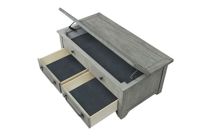 Martin Svensson Home -  Beach House Dove Grey Flip Top Trunk Coffee Table - 860219 veiw 5
