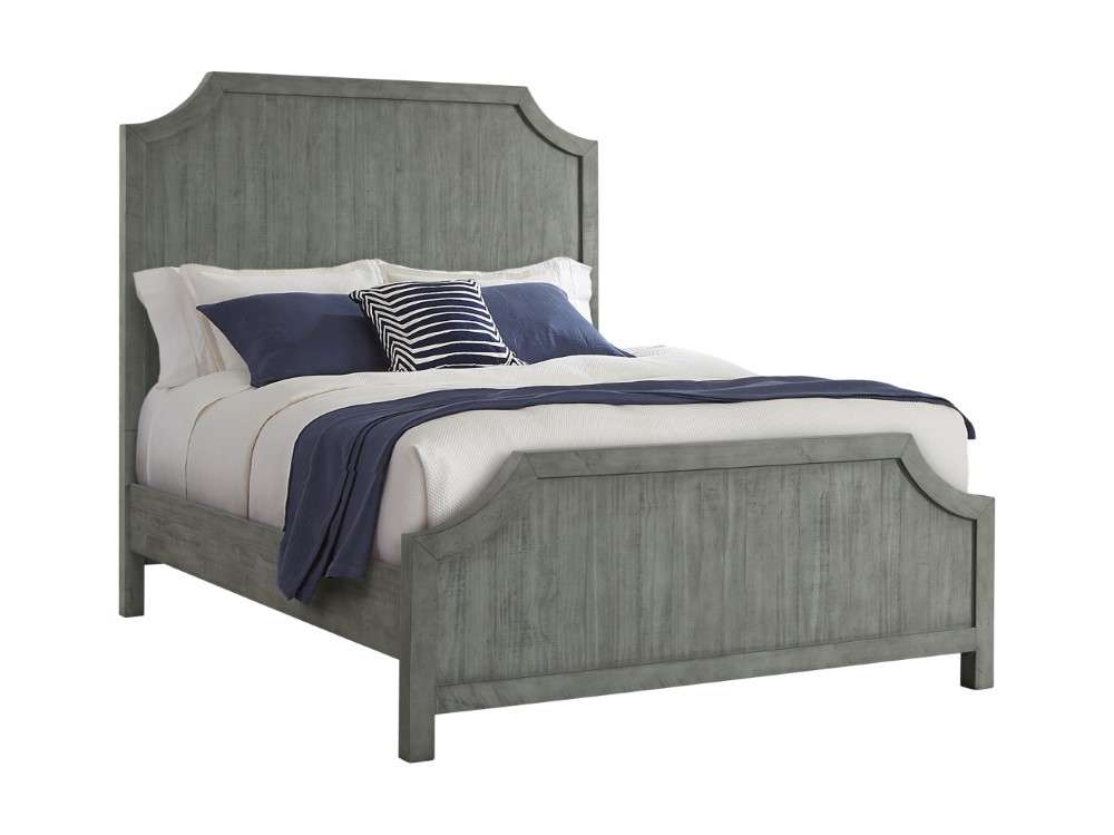 Martin Svensson Home -  Beach House King Panel Bed, Dove Grey - 68041C veiw 1