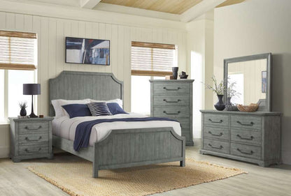 Martin Svensson Home -  Beach House King Panel Bed, Dove Grey - 68041C veiw 3