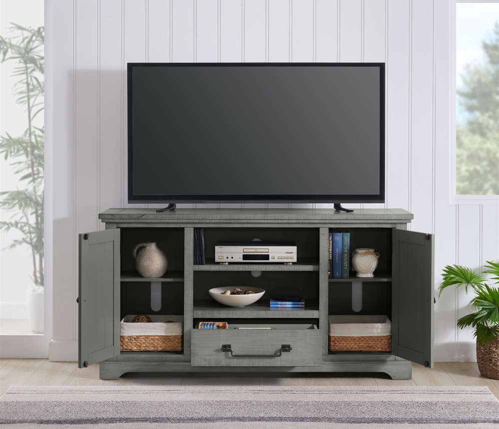 Martin Svensson Home -  Beach House TV Stand, Dove Grey - 909199 veiw 4