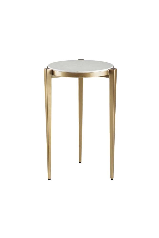Martin Svensson Home  - Billie Tri-Leg Genuine Marble Top Accent Table - 3707416 veiw 1
