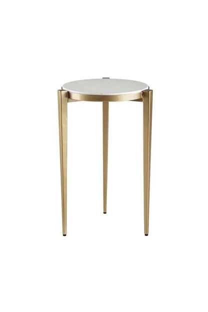 Martin Svensson Home  - Billie Tri-Leg Genuine Marble Top Accent Table - 3707416 veiw 1