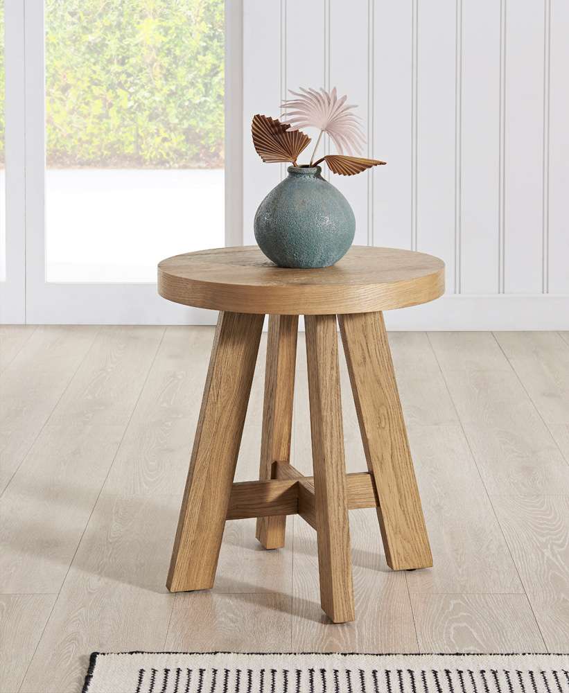 Martin Svensson Home - BoHo Natural Round End Table - 8706734 veiw 2