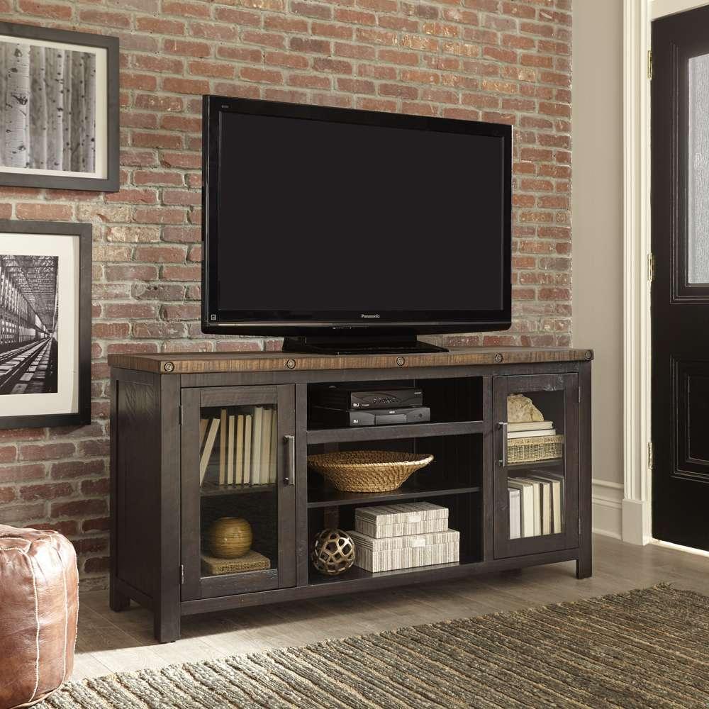 Martin Svensson Home -  Bolton TV Stand, Black Stain and Natural - 909826 veiw 3