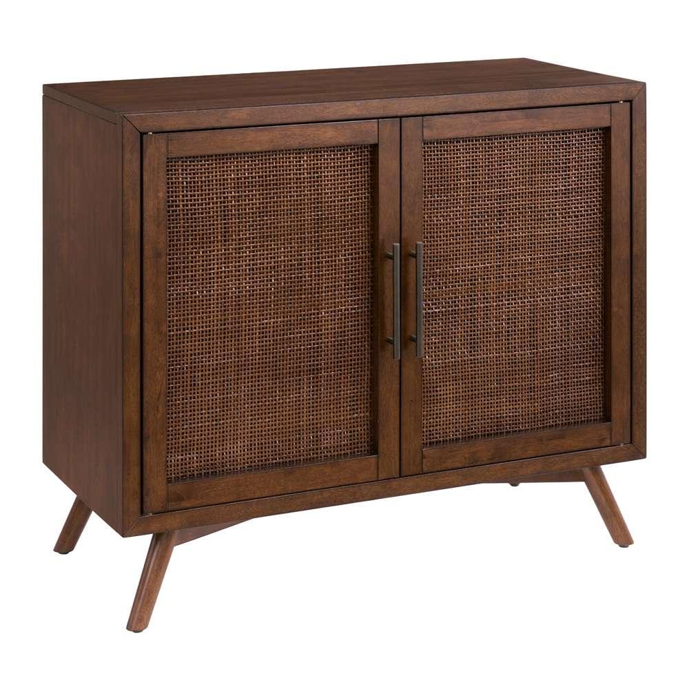 Martin Svensson Home - Classic Mid-Century Modern 2-Door Cinnamon Brown Accent Chest - 3902332 veiw 2
