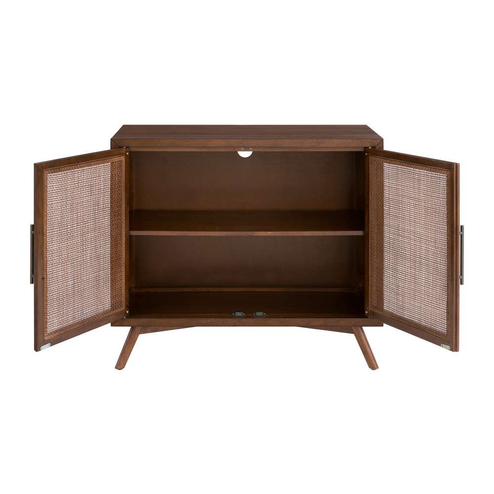Martin Svensson Home - Classic Mid-Century Modern 2-Door Cinnamon Brown Accent Chest - 3902332 veiw 3