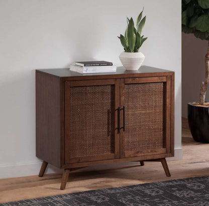 Martin Svensson Home - Classic Mid-Century Modern 2-Door Cinnamon Brown Accent Chest - 3902332 veiw 4