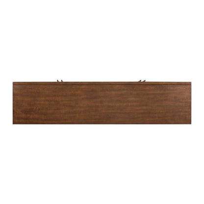 Martin Svensson Home - Classic Mid-Century Modern 4-Door Cinnamon Brown TV Stand - 909444 veiw 5