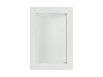 Martin Svensson Home - Cordero 16in Glass Top Chairside Table, White - 830273 veiw 3