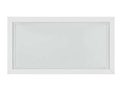 Martin Svensson Home - Cordero 48in Glass Top Coffee Table, White - 830223 veiw 4
