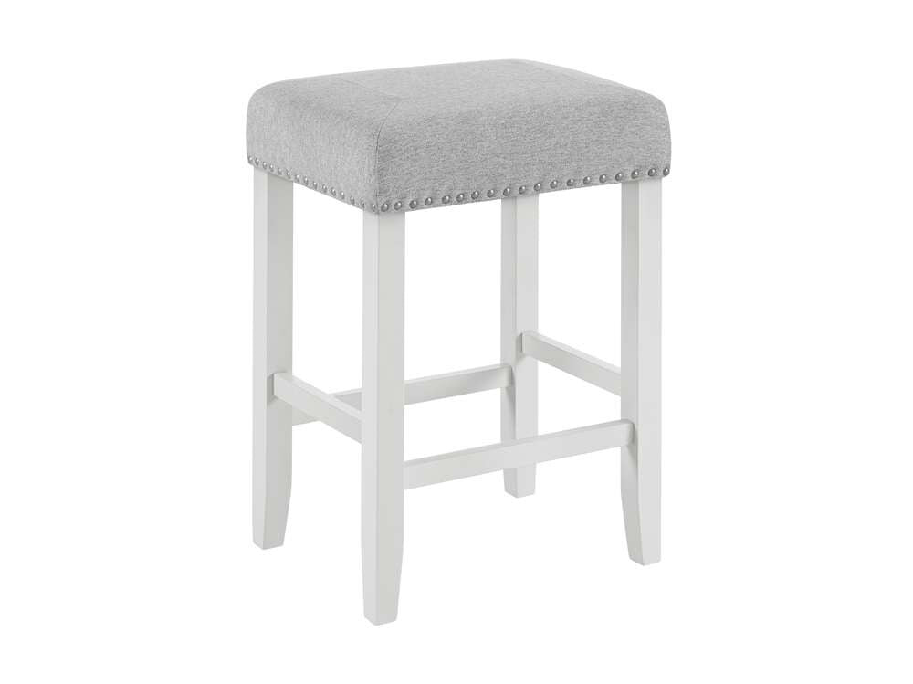 Martin Svensson Home - Cordero Counter Height Stool (Set of 2) White and Heather Grey - 5302337 veiw 1