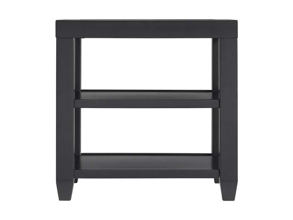 Martin Svensson Home- Cordero Glass Top Chairside Table, Black -830272 veiw 3