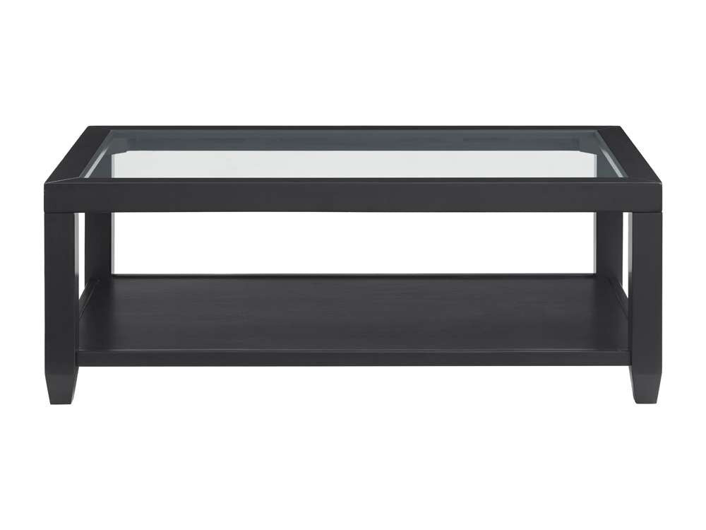 Martin Svensson Home- Cordero Glass Top Coffee Table, Black -830222 veiw 1