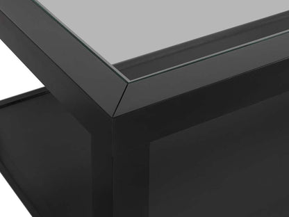 Martin Svensson Home- Cordero Glass Top Coffee Table, Black -830222 veiw 6