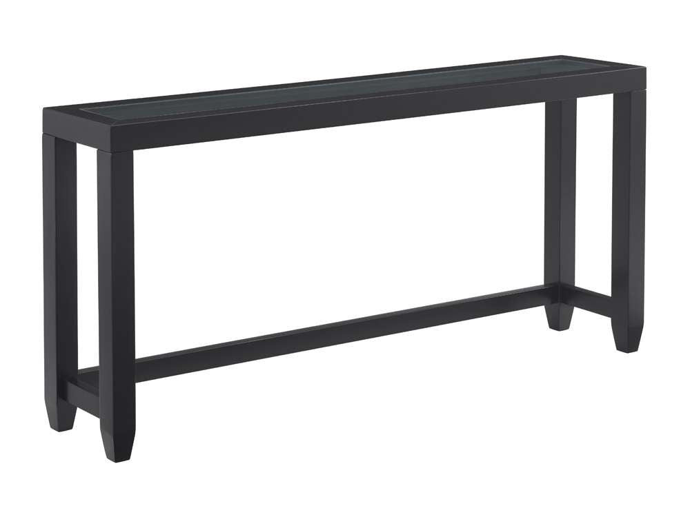 Martin Svensson Home- Cordero Glass Top Sofa Console Table, Black -830242 veiw 2
