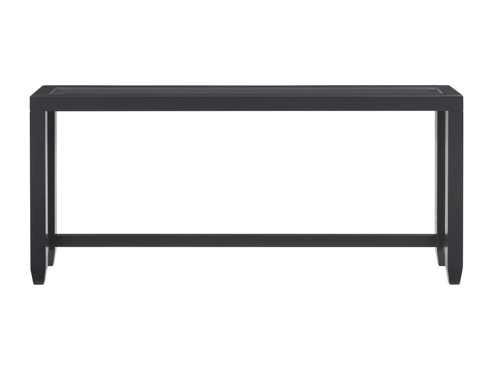 Martin Svensson Home- Cordero Glass Top Sofa Console Table, Black -830242 veiw 5
