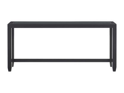 Martin Svensson Home- Cordero Glass Top Sofa Console Table, Black -830242 veiw 5