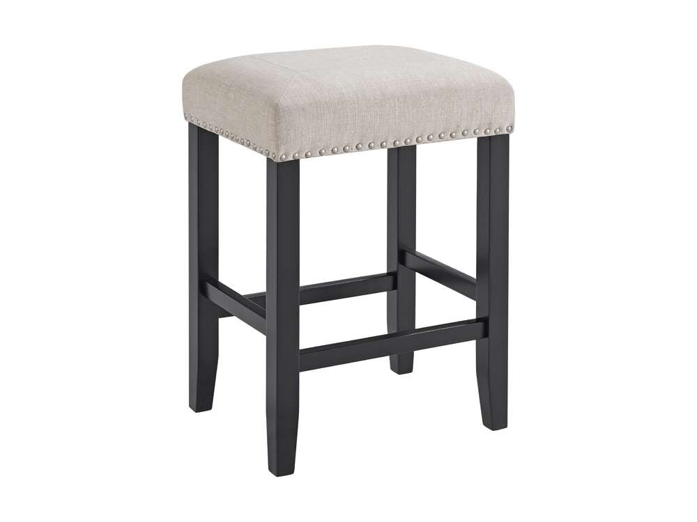 Martin Svensson Home- Cordero Stool (Set of 2) Oatmeal and Black -5302237 veiw 1