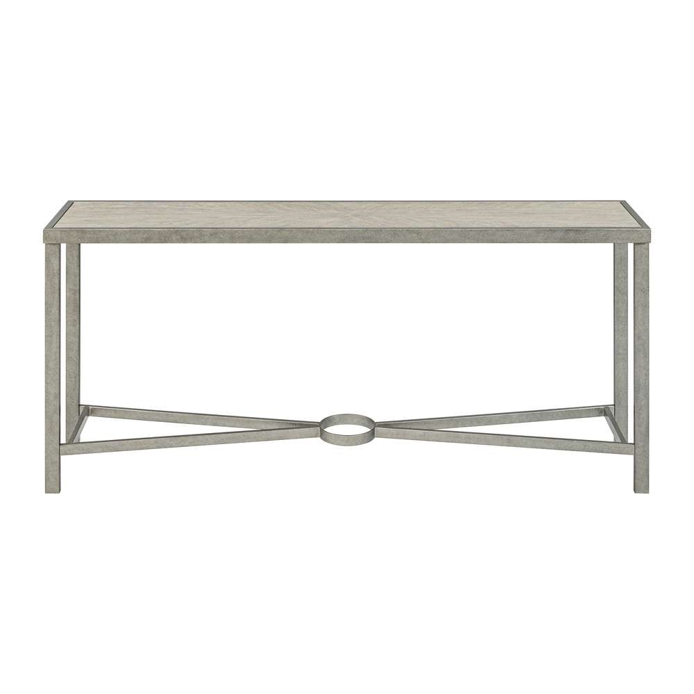 Martin Svensson Home - Corfu Wood and Metal Rectangle Sofa Console Table - 8150144 veiw 2