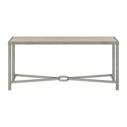 Martin Svensson Home - Corfu Wood and Metal Rectangle Sofa Console Table - 8150144 veiw 2