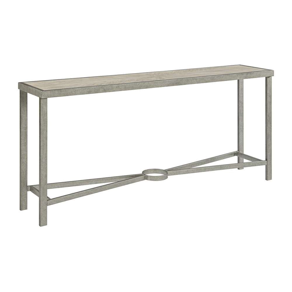 Martin Svensson Home - Corfu Wood and Metal Rectangle Sofa Console Table - 8150144 veiw 4
