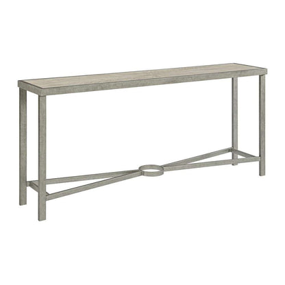 Martin Svensson Home - Corfu Wood and Metal Rectangle Sofa Console Table - 8150144 veiw 4
