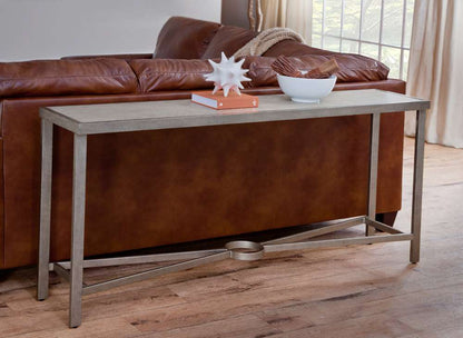Martin Svensson Home - Corfu Wood and Metal Rectangle Sofa Console Table - 8150144 veiw 6