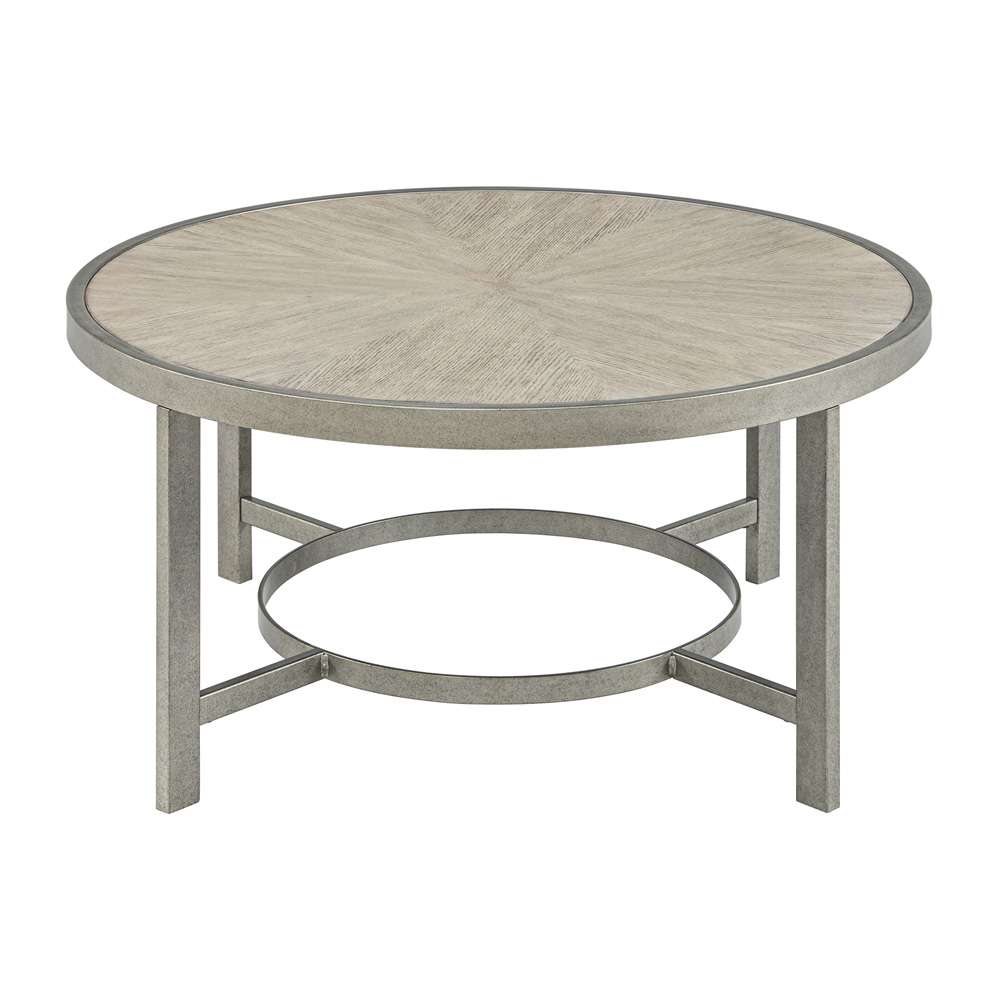 Martin Svensson Home - Corfu Wood and Metal Round Coffee Table - 8150124 veiw 1