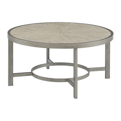 Martin Svensson Home - Corfu Wood and Metal Round Coffee Table - 8150124 veiw 2