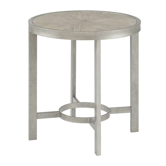 Martin Svensson Home - Corfu Wood and Metal Round End Table - 8150134 veiw 1