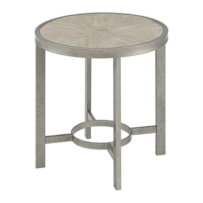 Martin Svensson Home - Corfu Wood and Metal Round End Table - 8150134 veiw 2