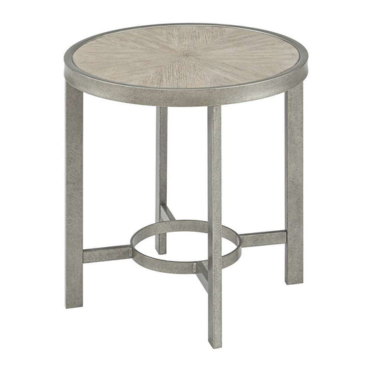 Martin Svensson Home - Corfu Wood and Metal Round End Table - 8150134 veiw 2