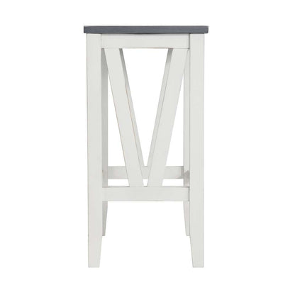 Martin Svensson Home -  Del Mar  Antique White and Grey Console Bar Table and Stool Set  - 820169 veiw 5