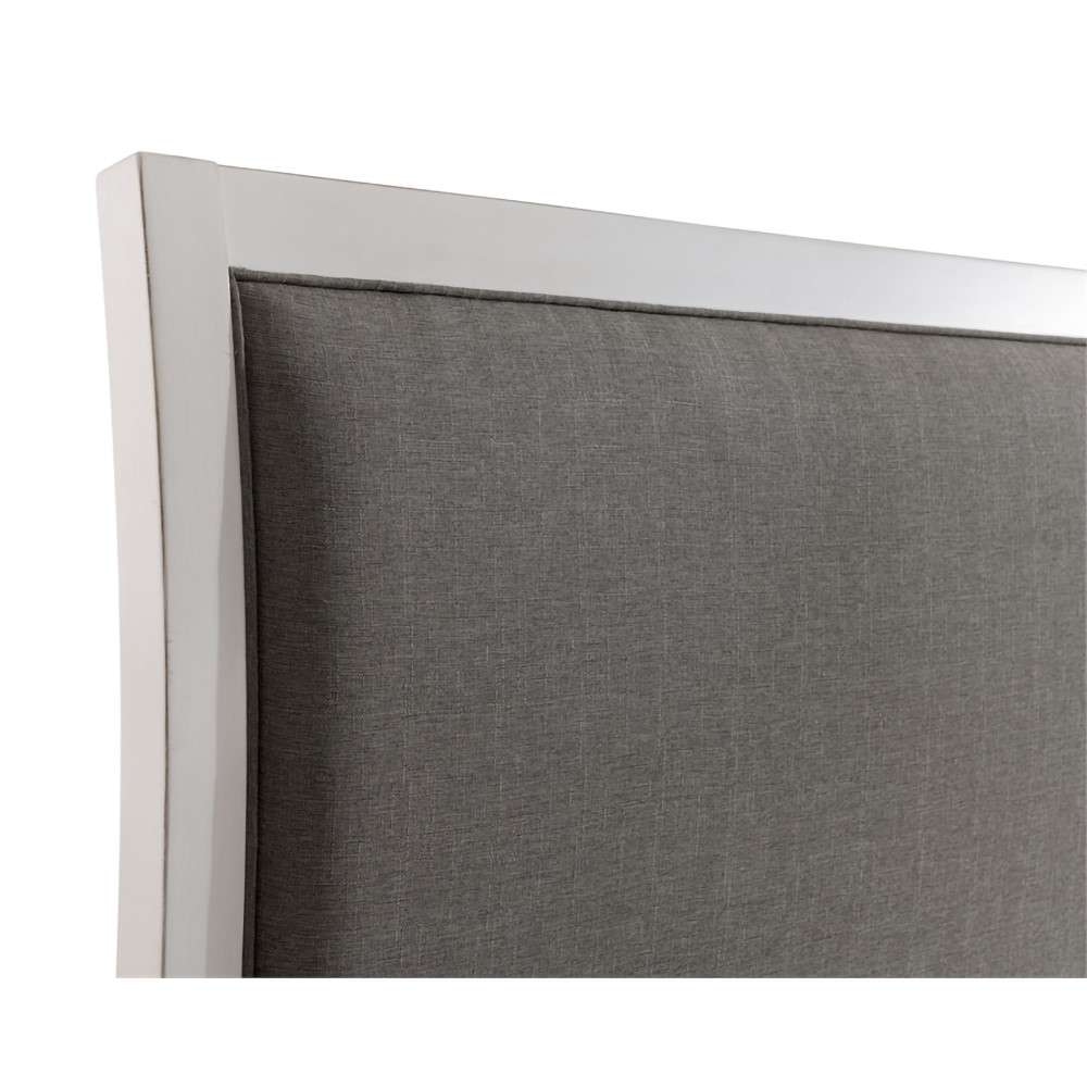 Martin Svensson Home -  Del Mar King Bed, White with Grey Linen - 68029C veiw 2