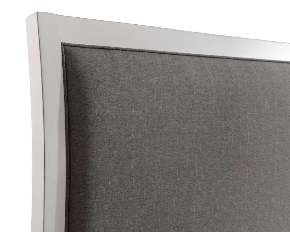 Martin Svensson Home -  Del Mar Queen Bed, White with Grey Linen - 68029A veiw 3