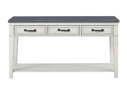Martin Svensson Home -  Del Mar Sofa Console Table, Antique White and Grey - 810149 veiw 5