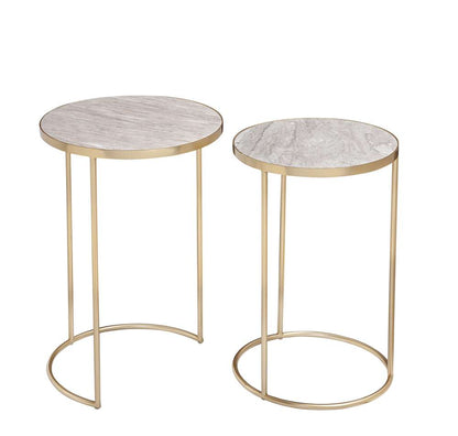 Martin Svensson Home - Dolly Genuine Marble Top Nesting Tables (large) - 3702415 veiw 3