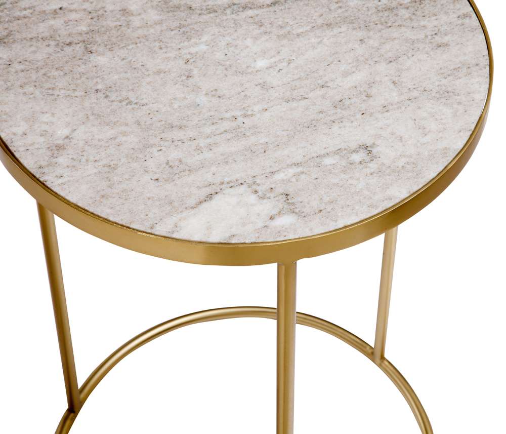Martin Svensson Home - Dolly Genuine Marble Top Nesting Tables (large) - 3702415 veiw 4