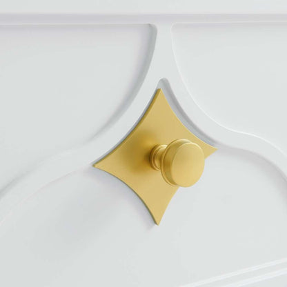 Martin Svensson Home -  Emma 6-Drawer Dresser, White and Gold - 6805706 veiw 3