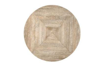 Martin Svensson Home  - Fenway 38in Solid Wood and Metal Mango Round Coffee Table - 8714211 veiw 7