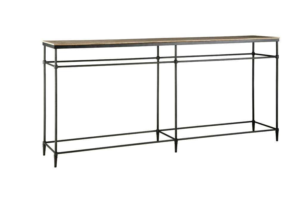 Martin Svensson Home  - Fenway 74in Solid Wood and Metal Mango Sofa Console Table - 8714241 veiw 1
