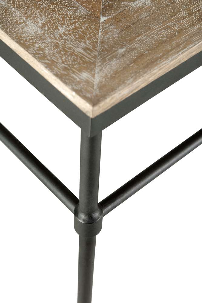 Martin Svensson Home  - Fenway 74in Solid Wood and Metal Mango Sofa Console Table - 8714241 veiw 4