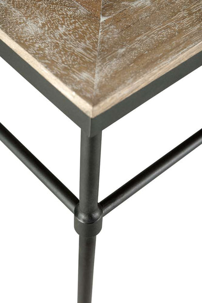 Martin Svensson Home  - Fenway 74in Solid Wood and Metal Mango Sofa Console Table - 8714241 veiw 4