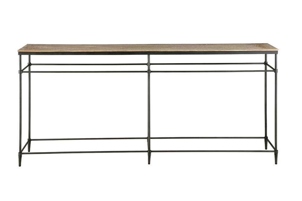 Martin Svensson Home  - Fenway 74in Solid Wood and Metal Mango Sofa Console Table - 8714241 veiw 7