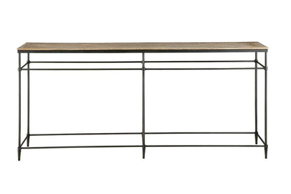 Martin Svensson Home  - Fenway 74in Solid Wood and Metal Mango Sofa Console Table - 8714241 veiw 7