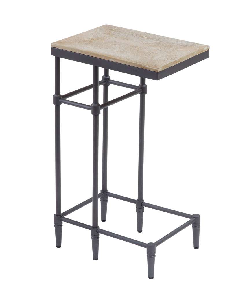 Martin Svensson Home - Fenway Solid Wood Square End Table in Pickled Mango - 8714327 veiw 1