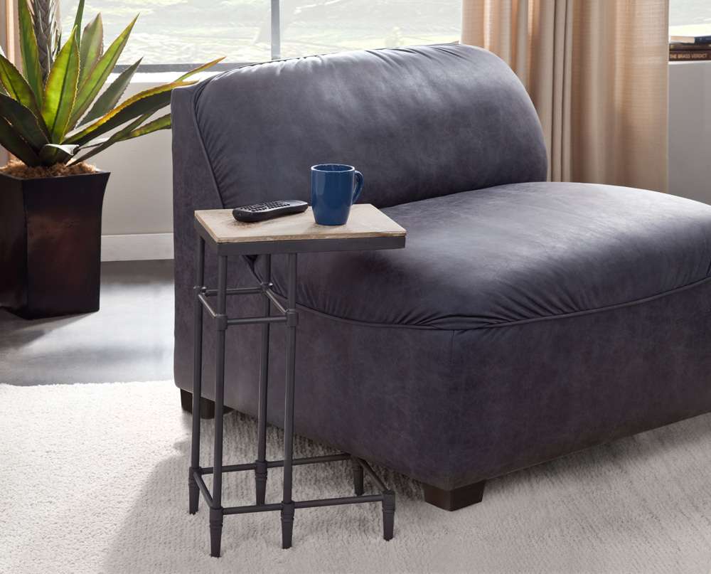Martin Svensson Home - Fenway Solid Wood Square End Table in Pickled Mango - 8714327 veiw 2