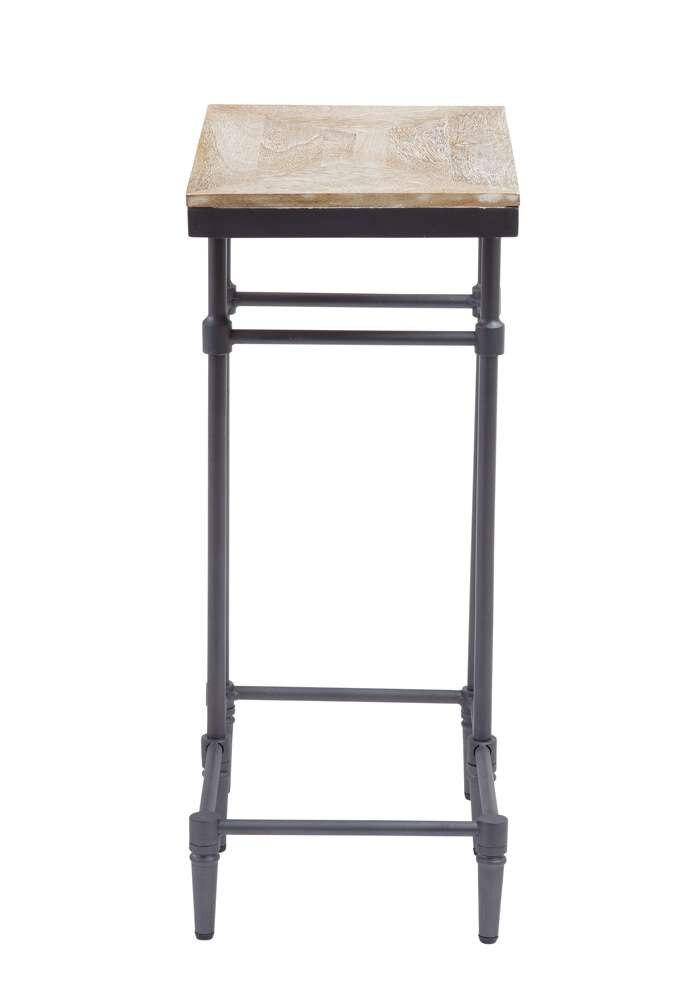 Martin Svensson Home - Fenway Solid Wood Square End Table in Pickled Mango - 8714327 veiw 4