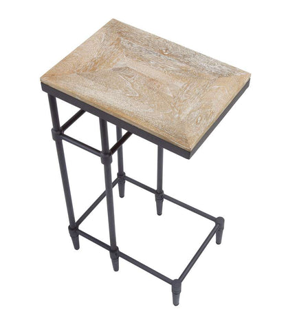 Martin Svensson Home - Fenway Solid Wood Square End Table in Pickled Mango - 8714327 veiw 6