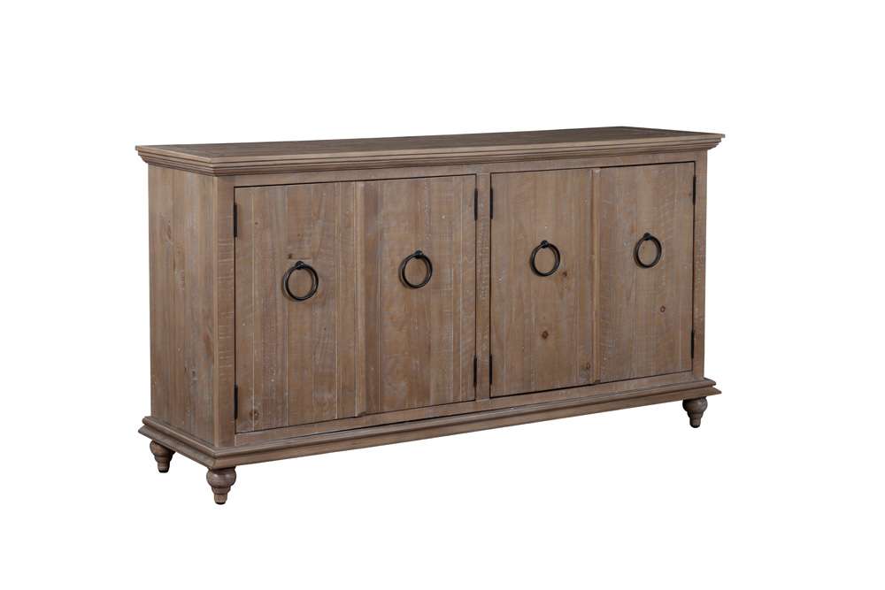Martin Svensson Home - Garden District Rustic Driftwood Solid Wood TV Stand - 909188 veiw 1